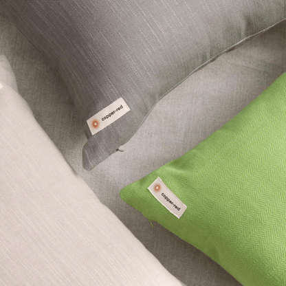 Cotton Cushion Cover | Saadiyat | Ash Grey | Verified Sustainable by Brown Living™