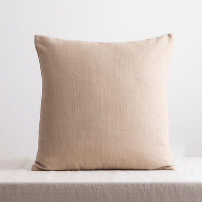 Cotton Cushion Cover | Serengeti | Beige | Verified Sustainable by Brown Living™