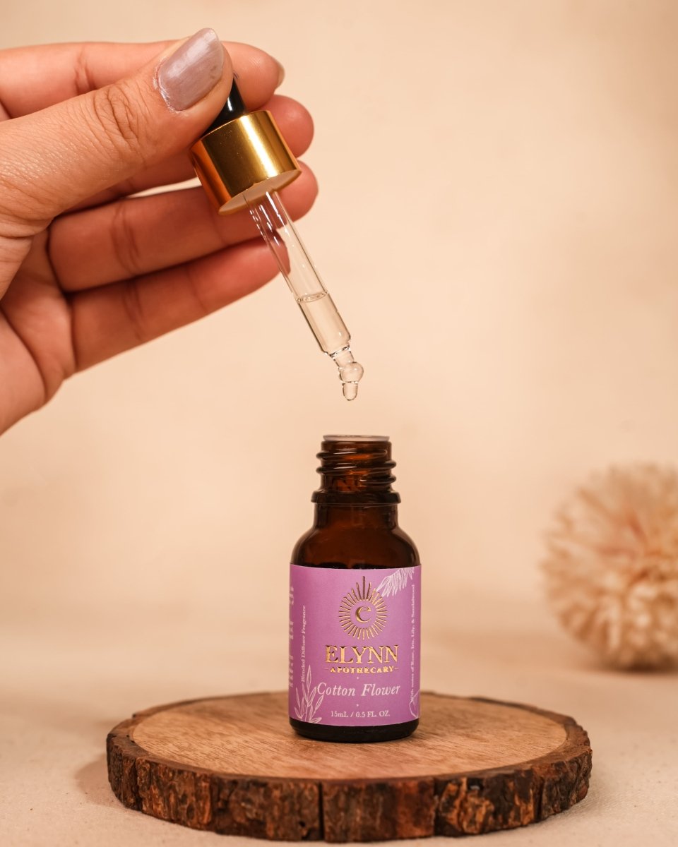 Cotton Flower Diffuser Oil - 15ml – Fragrance Diffusers by Elynn available on Brown Living™. . SKU: EL - CFDF/15. Img 9.