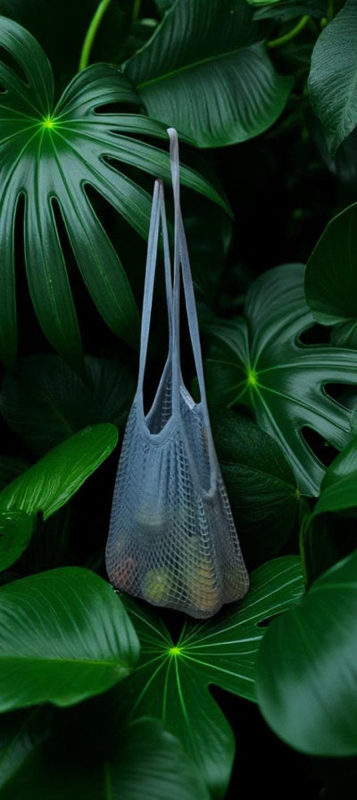 Cotton Refrigerator Mesh Bags - Set of 3 – Fridge Vegetable Bags on Brown Living™. SKU: OEP913. Img 12.