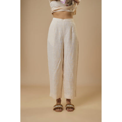 Cream Hemp Coord Set | Verified Sustainable by Brown Living™