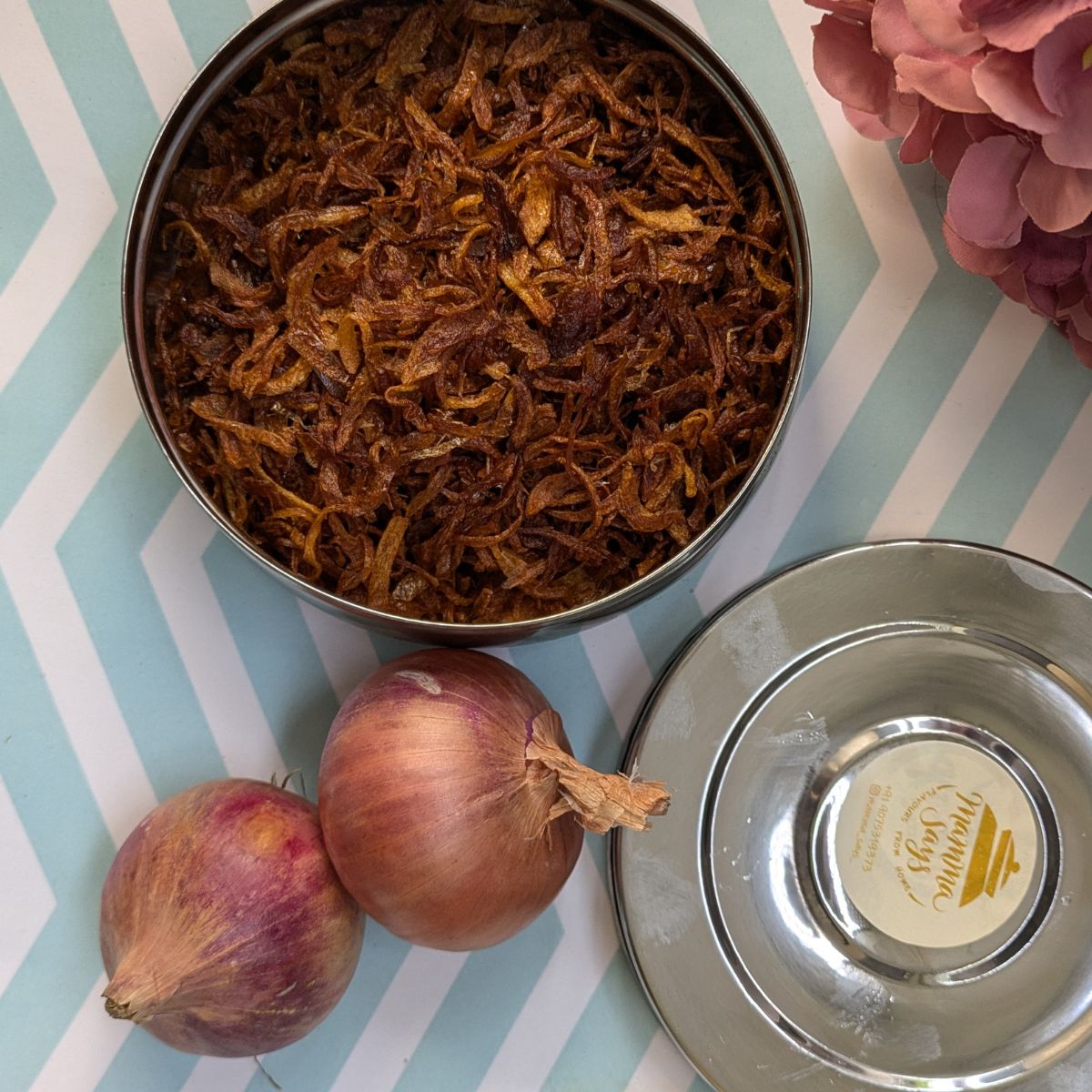 Crispy Fried Onions (Birista) – Perfect for Biryani & Curries | Verified Sustainable by Brown Living™
