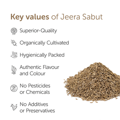 Cumin Seeds 200g - Pure Organic Jeera – Seasonings & Spices on Brown Living™. SKU: 2HS_CS - 2H. Img 2.