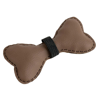 Customised Upcycled Rexine Dog Bow – Pet Accessories on Brown Living™. SKU: DB005B. Img 2.
