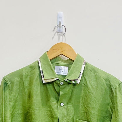 Dark Green Hemp Shirt | Verified Sustainable by Brown Living™