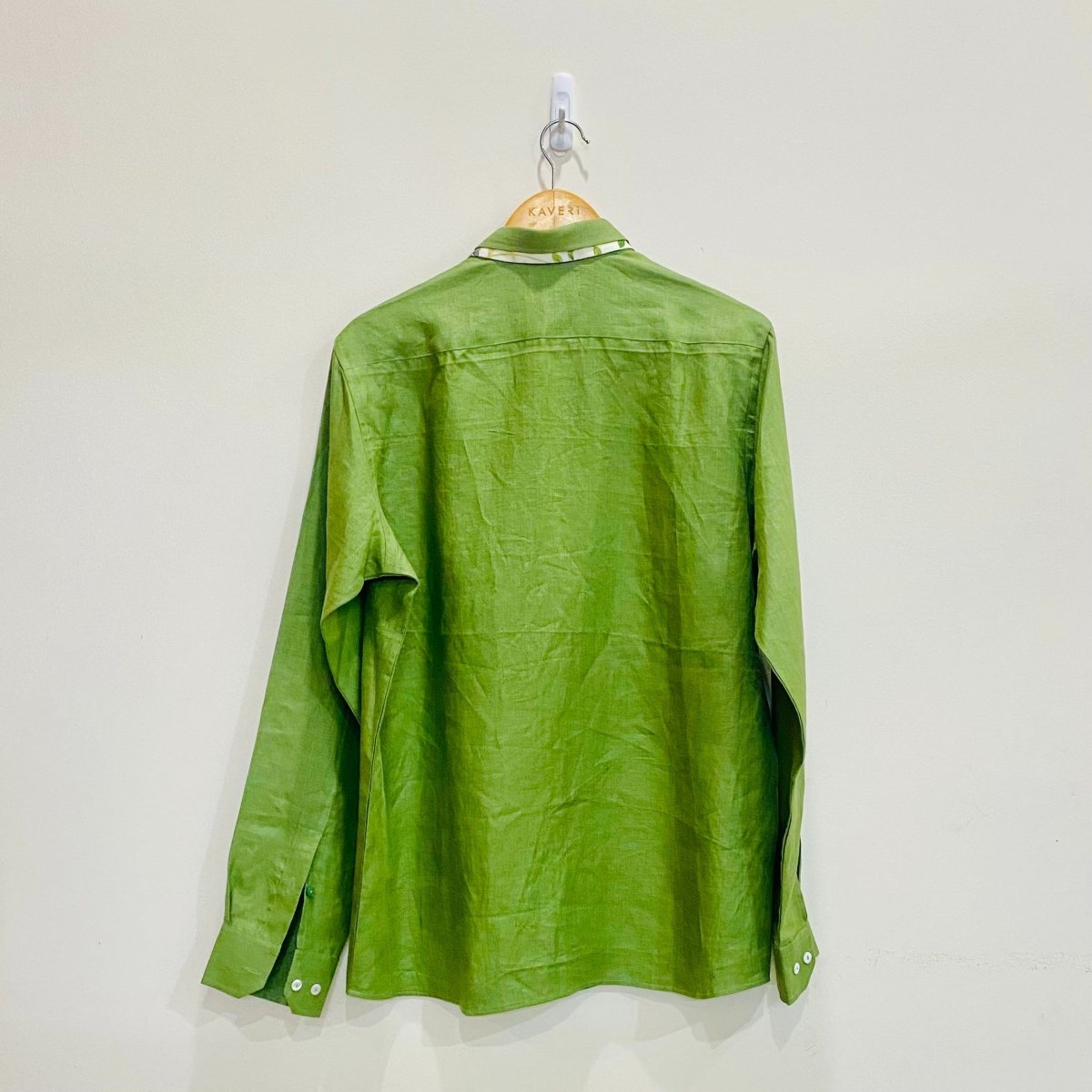 Dark Green Hemp Shirt | Verified Sustainable by Brown Living™