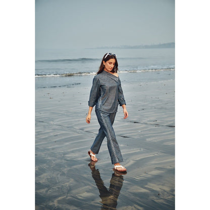 Denim Co - ord Set – Sleek & On Point Style | Verified Sustainable by Brown Living™