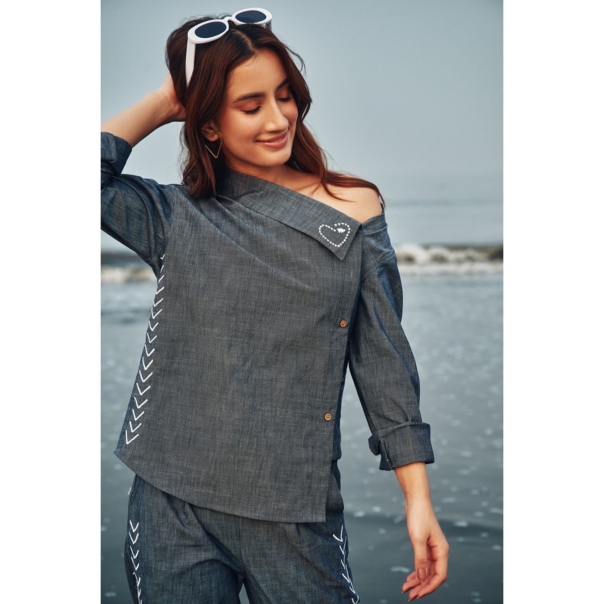 Denim On Point Shirt – Classic Everyday Wear | Verified Sustainable by Brown Living™