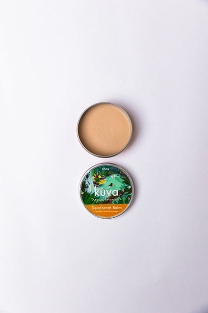 Deodorant Balm - 'Ilhas' - Vanilla, Lime & Orange - 50 gm | Verified Sustainable by Brown Living™