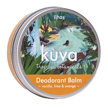 Deodorant Balm - 'Ilhas' - Vanilla, Lime & Orange - 50 gm | Verified Sustainable by Brown Living™