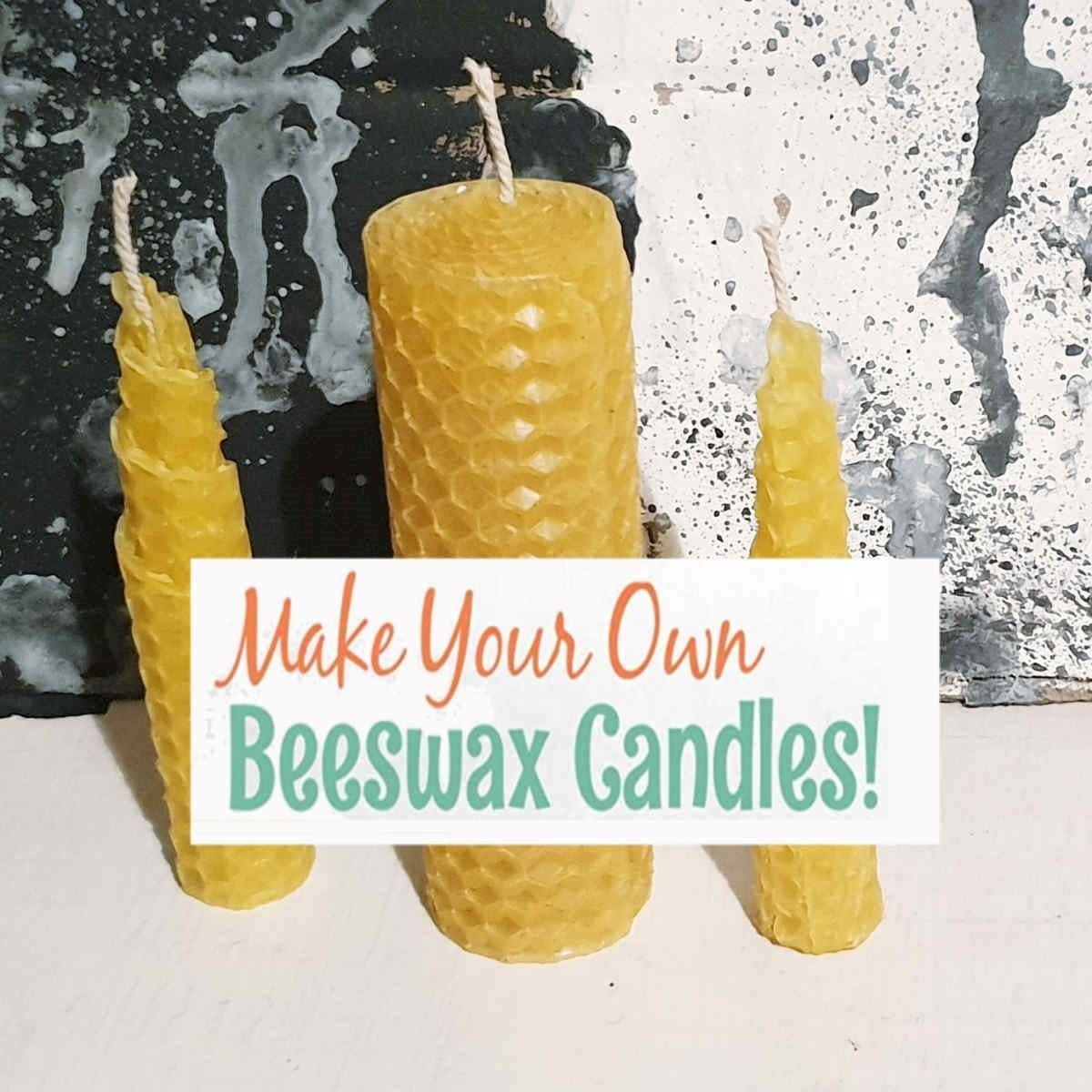 DIY Candle Making Kit | Hand - Rolled Beeswax Candles for Kids | Verified Sustainable by Brown Living™