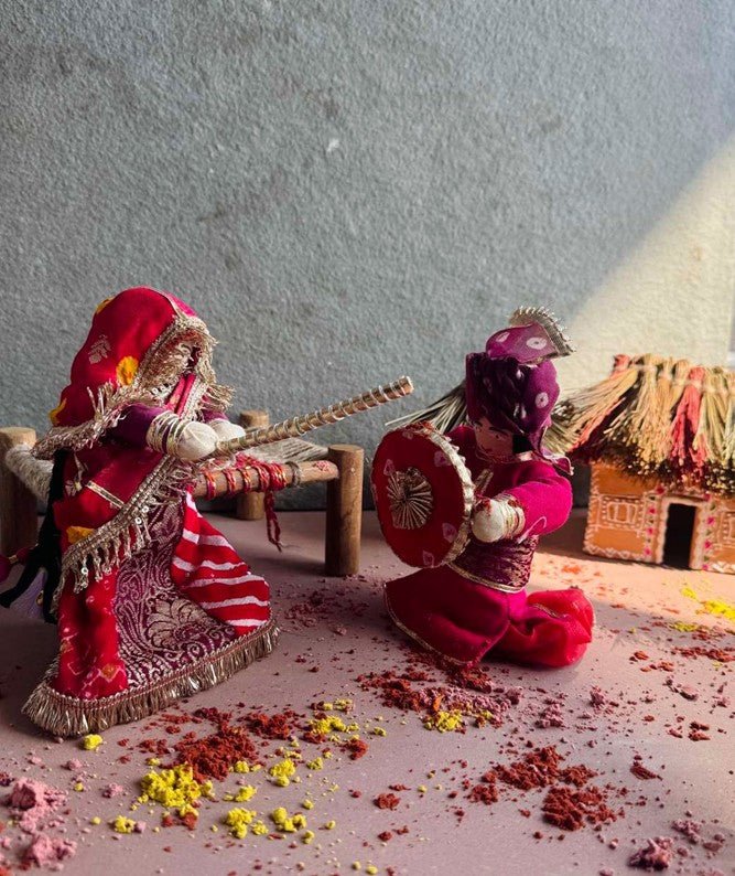 Dolls of India | Set of 2 | Plantable dolls for Holi | Verified Sustainable by Brown Living™