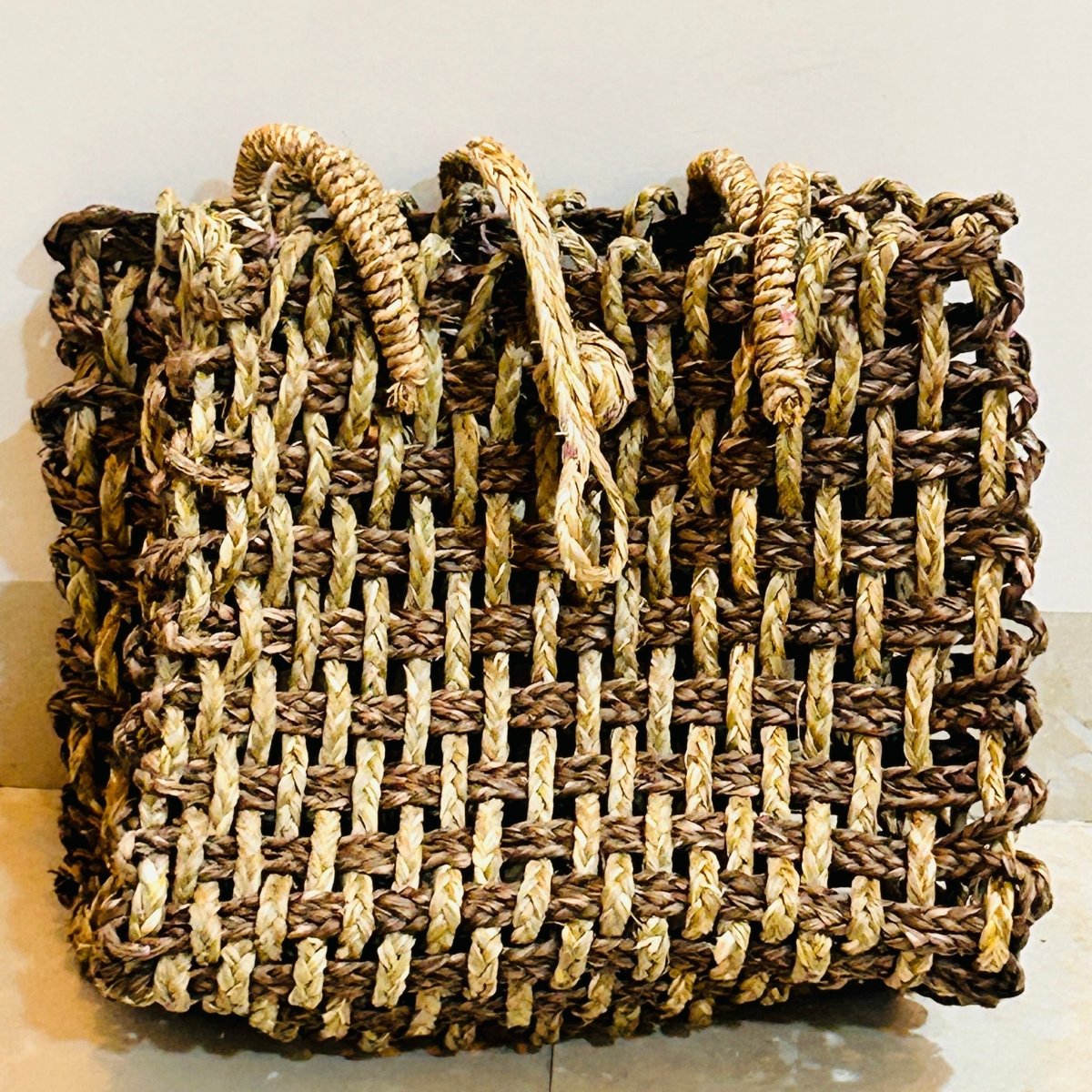 Dream Dori Tote Bag– Handcrafted Storage with Rustic Touch | Verified Sustainable by Brown Living™