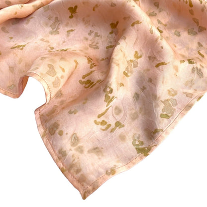 Earth & Petal Peach bandana | Verified Sustainable by Brown Living™