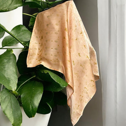 Earth & Petal Peach bandana | Verified Sustainable by Brown Living™