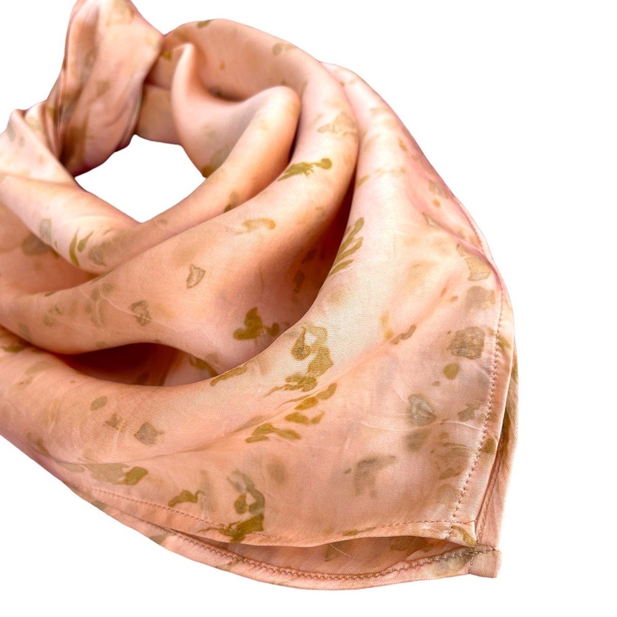 Earth & Petal Peach bandana | Verified Sustainable by Brown Living™