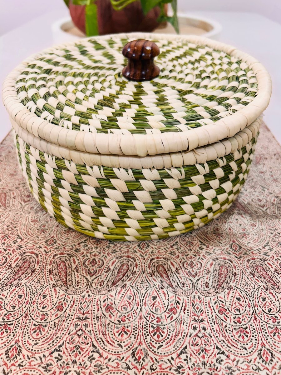 Earthen Muse Basket – 10” Artisanal Storage for Eco Homes | Verified Sustainable by Brown Living™