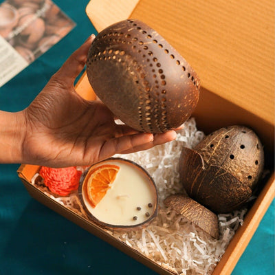 Eco - Friendly Diwali Gifts Set | Diwali Gift Hampers – Gift Giving on Brown Living™. SKU: TGADWLIHMPR. Img 2.