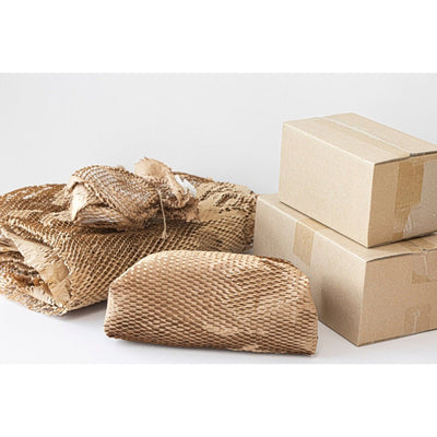 Eco - friendly Honeycomb Paper Bubble Wrap | 10M X 15" – Packing Materials on Brown Living™. SKU: Hexcush10x15 - P1BR. Img 5.