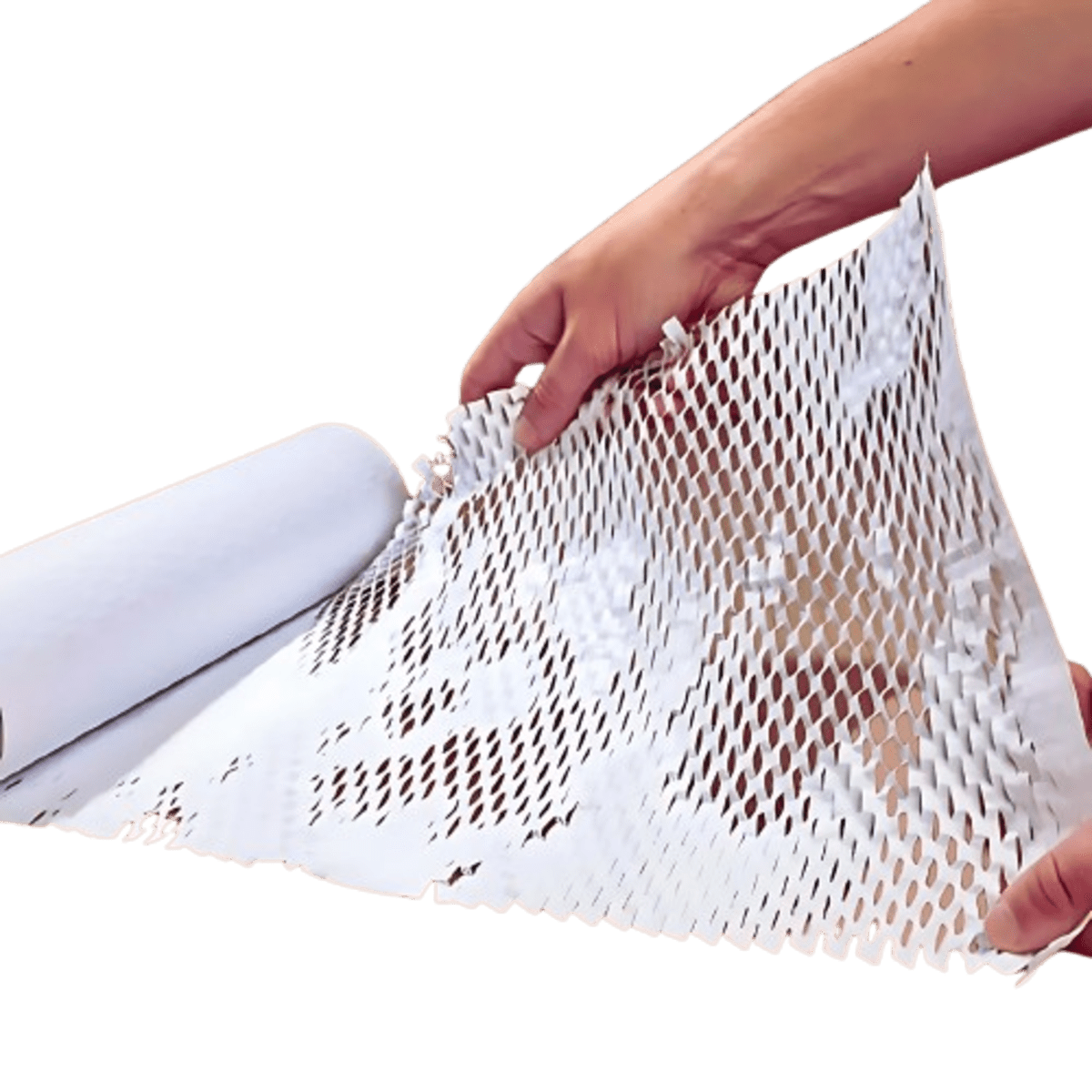 Eco - friendly White Honeycomb Paper Bubble Wrap | Verified Sustainable by Brown Living™