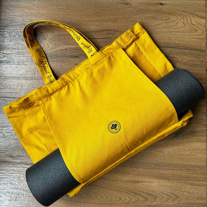 Eco - Friendly Yoga Tote Bag for Daily Practice | Verified Sustainable by Brown Living™
