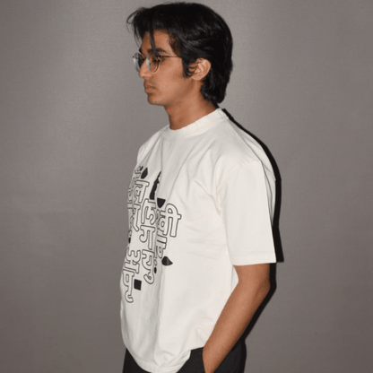 Ecru Matsya T-Shirt - 240 Gsm | Verified Sustainable by Brown Living™