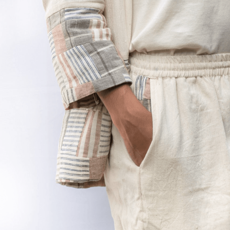 Ecru Organic Cotton Shorts | Verified Sustainable by Brown Living™