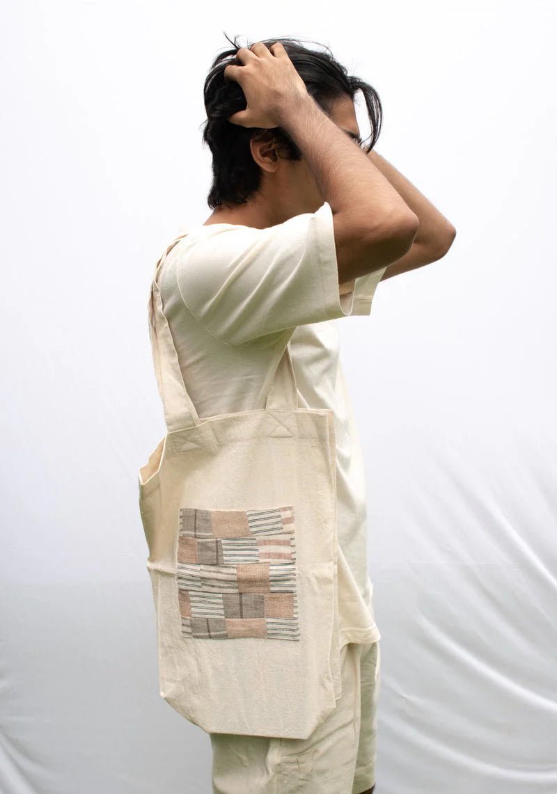 Ecru Organic Cotton Tote Bag | Verified Sustainable by Brown Living™