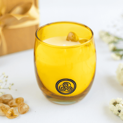 Element Air Candle with Crisp Refreshing Scent – Candles & Fragrances on Brown Living™. SKU: SN2556. Img 1.