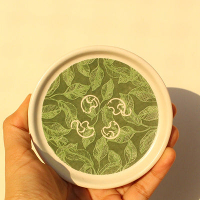 Elli Ceramic Coasters Set of 4 – Contemporary Tabletop Essentials – Coasters on Brown Living™. SKU: TC0403. Img 3.