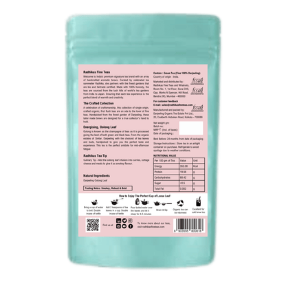 Energising Oolong Leaf - How Oolong Tea Can Boost You – Tea by Radhikas Fine Teas and Whatnots available on Brown Living™. . SKU: 224 - 08759 - 8903555800618. Img 6.