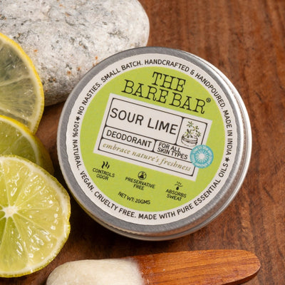 Energizing Sour Lime Deodorant for Citrus Lovers – Deodorant by The Bare Bar available on Brown Living™. 20gm . SKU: 8904448006773. Img 6.