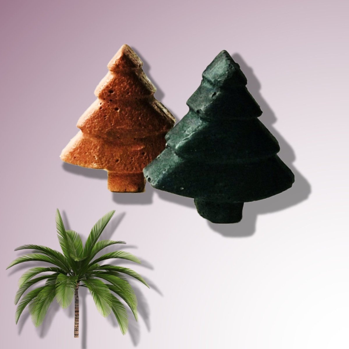 Evergreen Tree Deep Blue Claystone Aroma Diffuser - Cinnamon Vanilla | Verified Sustainable by Brown Living™