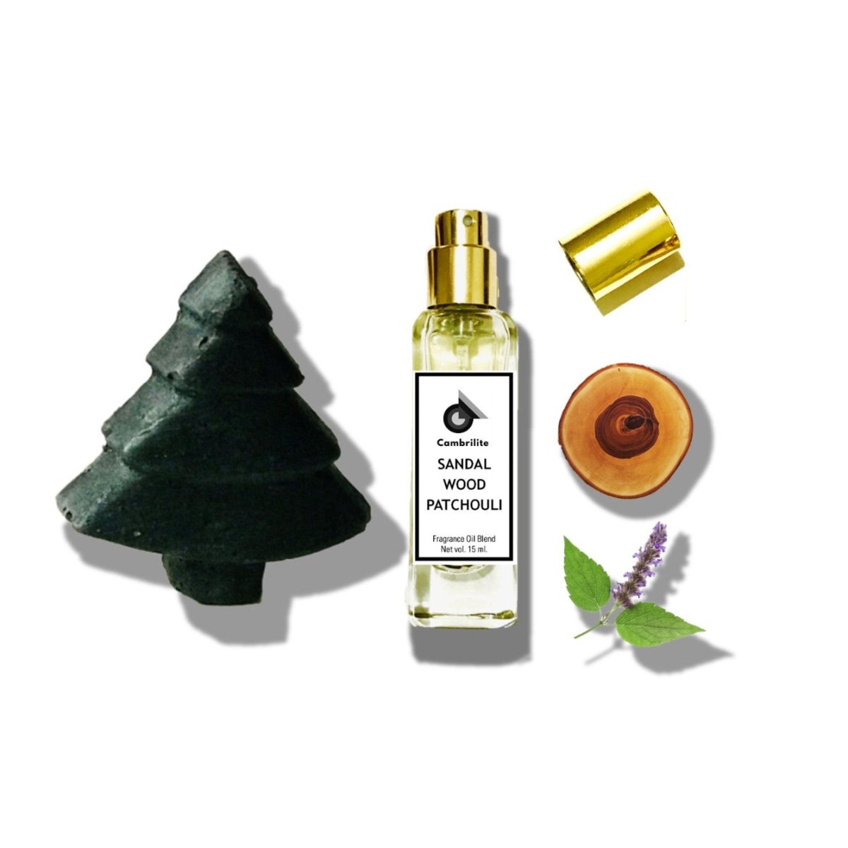 Evergreen Tree Red Claystone Aroma Diffuser - Sandalwood Patchouli | Verified Sustainable by Brown Living™