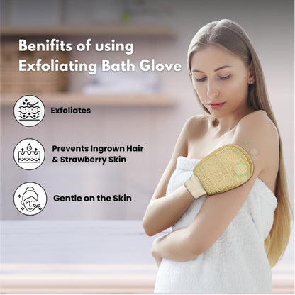 Exfoliating Bath Glove for Body Cleansing | Verified Sustainable by Brown Living™