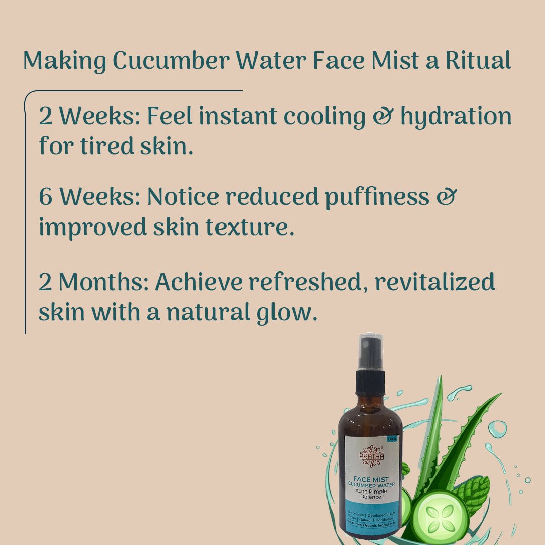 Facial Tonic Mist | Pure Cucumber water | Verified Sustainable by Brown Living™