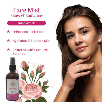 Facial Tonic Mist | Pure Rose Water | Verified Sustainable by Brown Living™