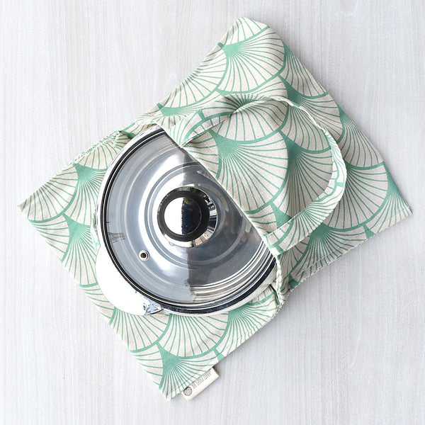 Feather Green Pot Luck Bag | Verified Sustainable by Brown Living™