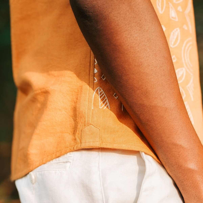 Ferocity Eco - Friendly Hand Embroidered Shirt | Verified Sustainable by Brown Living™