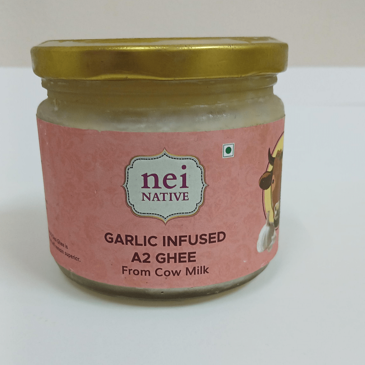 Flavored A2 Ghee with Garlic | Delicious & Nutritious Choice - 250g | Verified Sustainable by Brown Living™