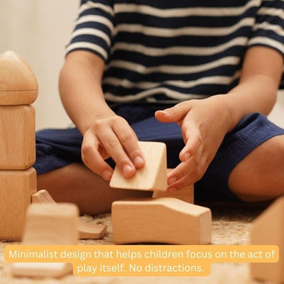 Flo - Waldorf Inspired Wooden Playing Blocks – Sets & Stacking Toys on Brown Living™. SKU: STWB - 0135. Img 2.