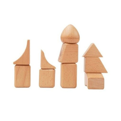 Flo - Waldorf Inspired Wooden Playing Blocks – Sets & Stacking Toys on Brown Living™. SKU: STWB - 0135. Img 7.
