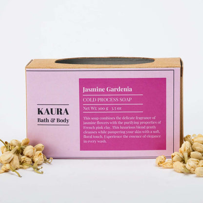 Floral Jasmine & Gardenia Soap Bar for Daily Bath – 100g | Verified Sustainable by Brown Living™