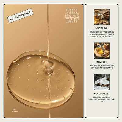 Floral Rose Lip Oil with Natural Glow – Lip Balms on Brown Living™. SKU: 8904448002744. Img 5.