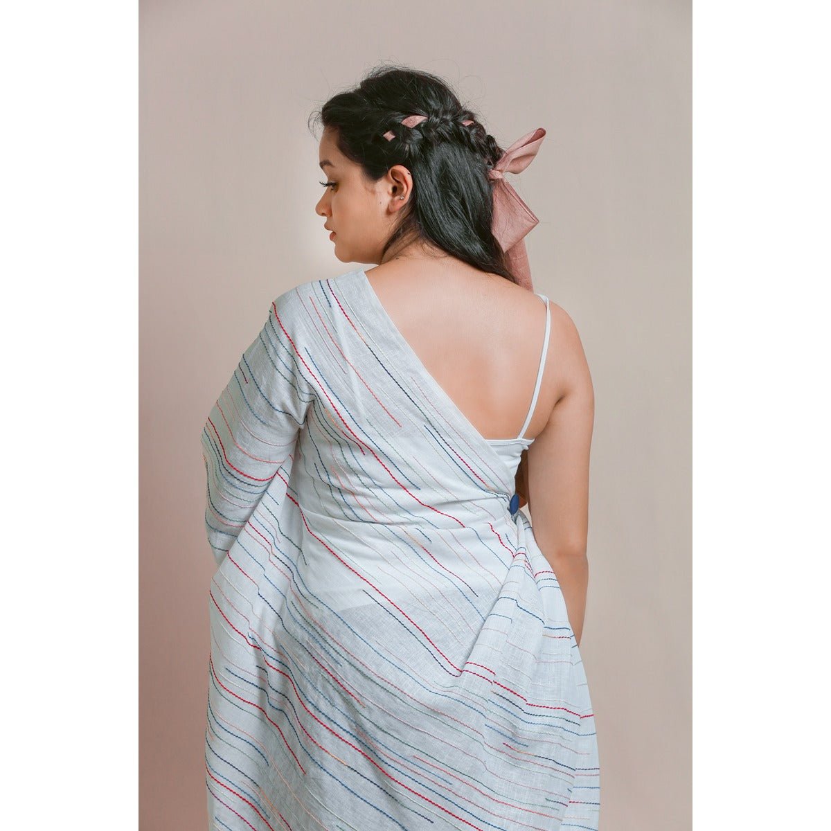 Folle Overlayer - One Shoulder Pleated Sides | Verified Sustainable by Brown Living™