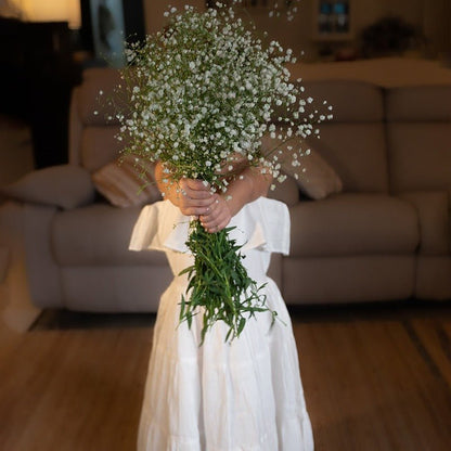 Fool’s Paradise Tiered Maxi Dress - White Handwoven Cotton | Verified Sustainable by Brown Living™