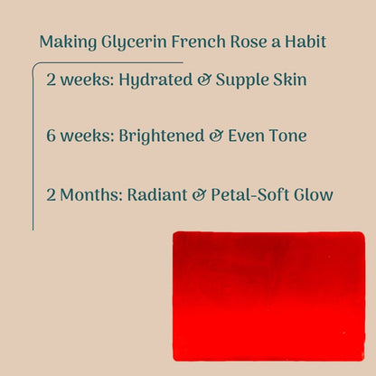 French Rose Glycerin Bathing Bar | Pack of 2 | Verified Sustainable by Brown Living™