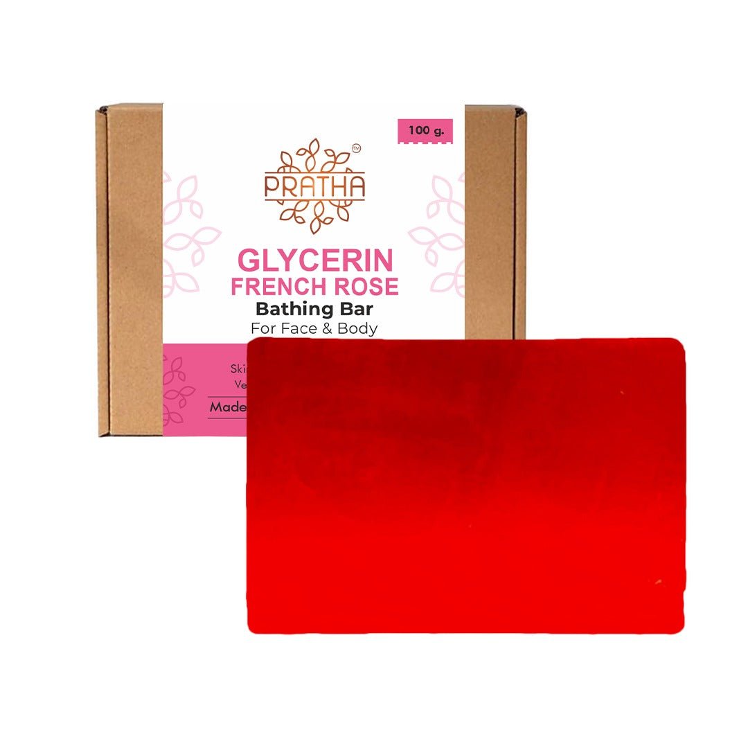 French Rose Glycerin Bathing Bar | Pack of 2 | Verified Sustainable by Brown Living™