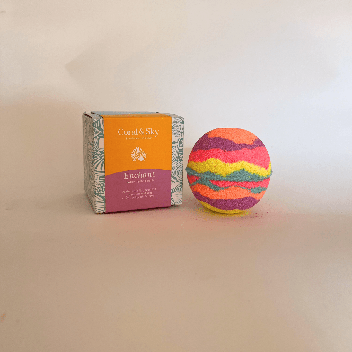 Fresh Lily Fragrance Motley Bath Bomb | Verified Sustainable by Brown Living™