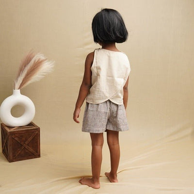 Frilly Fun Crop Top & Shorts Set - Girls – Kids Daywear Sets on Brown Living™. SKU: SCGSA - 01. Img 34.